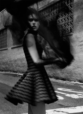 Illustration for article titled Alessandra Ambrosio Is A Whirling, Spinning, Mad Dervish Of Chiffon